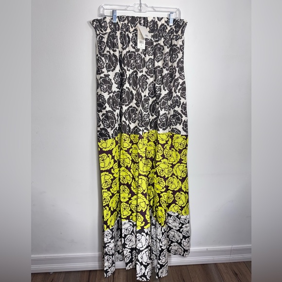 Tory Burch Strapless Long Dress Madeline’s Roses XL - Picture 3 of 6